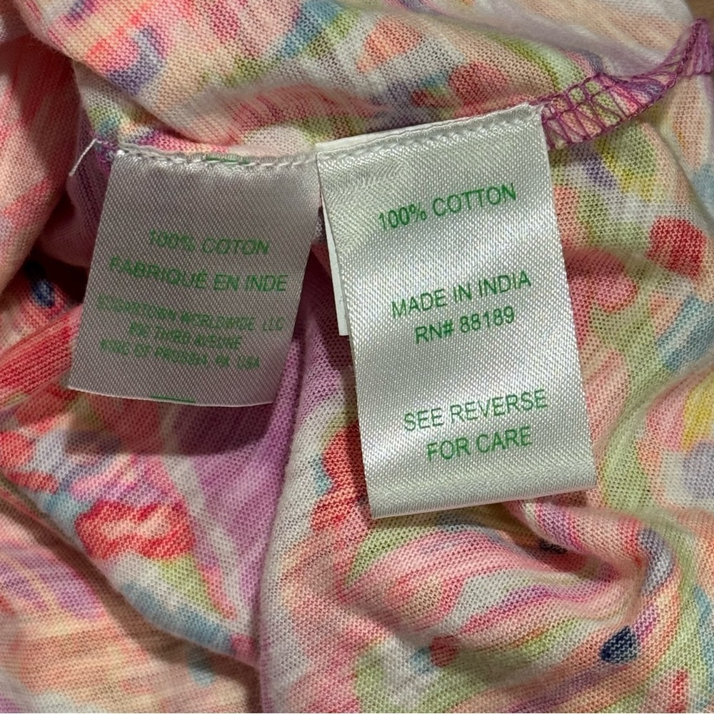 Lilly Pulitzer Small Amethyst Sunseekers Enna Off Shoulder Blouse Preppy Resort - Picture 4 of 5